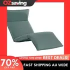 foldable sunlounger grey outdoor adjustable 600D fabric beach size 175x56 6045