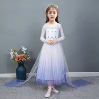在飛比找樂天市場購物網優惠-冰雪奇緣2愛莎公主裙女童艾莎的連衣裙夏兒童裙子衣服愛沙服裝女