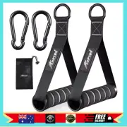 Exercise Handles Resistance Bands Handles Tricep Rope Cable Attachment Gym-AU