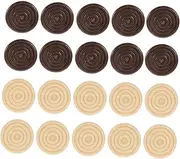 Generic 48pcs Chess Accessories Game Holder Solid Backgammon Magnetic Jeu Checker Silverware Chess Marker Chess up Fichas Board Clue Chess Entertaining Accessories Wooden