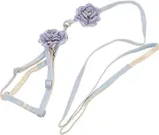 Adjustable Harness Leash for Cats Soft Cotton Rope Pet Traction Harness Leash