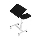 Portable Bedside Table Rolling Computer Table Multipurpose Professional Reusable