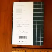 Notem Uma Flat Lay A6 Green Plain Ruled Notebook 160 Pages Journal Waterproof SC