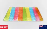 MOUSE PAD DESK MAT ANTI-SLIP|RAINBOW WATERCOLOR PATTERN ART