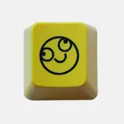 Derp Face Novelty Doubleshot Cherry MX Custom Keycap