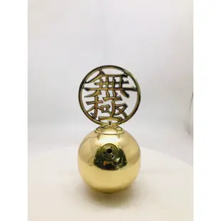 【國際玉石佛器廠】一貫道佛堂八寶 玉石佛燈 母燈銅  無極字 銅器佛燈燈芯油銅器 油燈壼