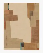 275' x 365' | Machine Washable Runner Rug | Kid & Pet Friendly | Indoor Rug | Ananda Natural Pop Flatwoven Rug by Architectural Digest | Ruggable