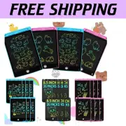 8.5-Inch Colorful LCD Writing Tablet Pack - 26 Kids' Doodle Boards for Learning