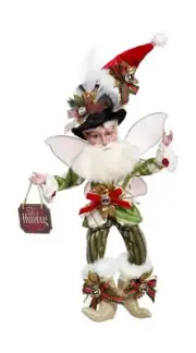Mark Roberts Fairies 51-16380 Bah Humbug Fairy Small 11.25 Inches
