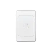 Clipsal 2000 Series Single Gang Flush Light Switch 10Amp Vertical White - 203...