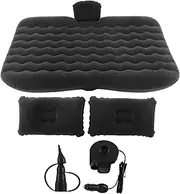 Inflatable Car Air Mattress Bed Hammock Type Suede Car Camping Bed Sleeping Pad for Travel Spacious Comfortable Design for Camping Festivals Surf Trips Travel Adventures PVC