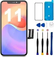 SIMDOG for iPhone 11 Screen Replacement 6.1”, 3D Touch Screen LCD Display Digitizer for A2111, A2223, A2221 with Repair Tools Kit + Screen Protoctor (11 LCD)