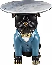 Cool Bulldog Appearance Side Table, Cartoon Animal Coffee Table, Office Personality Ornaments, Modern Bedside Table
