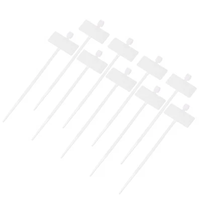 250pcs Marker Cable Zip Ties, 4'' Self-Locking Nylon Labels Tags Zip Tie, White