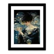 Mysterious Beauty Framed Print