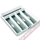 D.LINE MadeSmart 5 Compartment Non-slip Cutlery Drawer Tray 33cm x 29cm x 4.6cm!