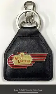 Australian Made Leather Keyring/Fob - Royal Enfield Tank