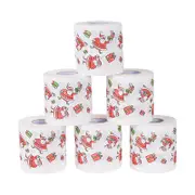 Funny Christmas Toilet Paper With Premium Pure Wood Pulp Material Suitable For Kitchen Classroom The Christmas Box