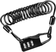 Totority 1Pc Bike Security Cable Lock Combination Code Lock for Bicycle Portable Theft Cable Lock for Bikes Motorcycles and Electric Bikes