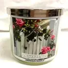KRINGLE Candle PICKET FENCE 14 oz Two Wick Tumbler Jar Candle RARE!