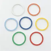 28.5mm Green Luminous Conversion Skeleton Bezel for NH38/36/70 Movement
