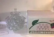 VTG Three Piece Clear Glass Propagation Station Centerpiece Bud Vase Flower