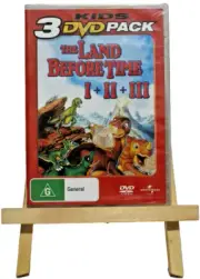 The Land Before Time 1 2 3 Great Valley Adventure Giving DVD Dinosaur Reg2/4 NEW