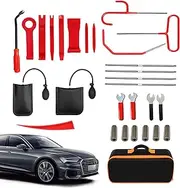 Portable Automotive Tool Set - Stainless Steel 29-Piece Set Long Distance Hook Tool,Car Repair Tools Professional Kit with Storage Bag for Auto Repair
