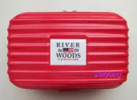 在飛比找Yahoo!奇摩拍賣優惠-River Woods 桃紅限量化妝包 手拿包 隨身包 旅行