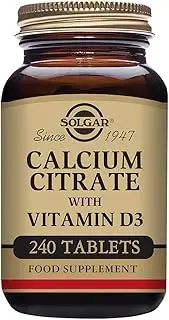 Solgar - Calcium Citrate With Vitamin D3-240 Tablets