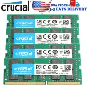 CRUCIAL DDR4 16GB 2666 MHz PC4-21300 Laptop SODIMM Notebook Memory RAM 4PCS 16GB