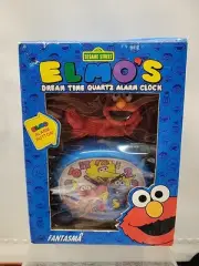 Vintage 1995 Jim Henson Fantasma Sesame Street Elmo Alarm Clock New In Box