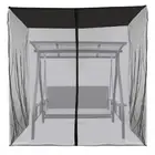 Swing Chair Mesh Net Swing Seat Top Cover with Water-resistant Fabric for Patio