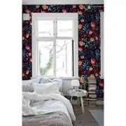 Floral Pattern removable wallpaper Watercolor decor Flowers wall mural