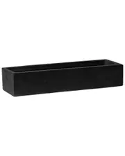 Creative Displays Pottery Pots Black Rectangular Planter