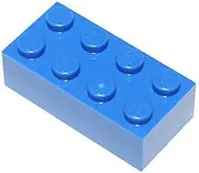 [LEGO] Parts and Pieces: Blue (Bright Blue) 2x4 Brick x20
