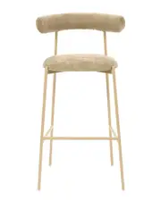 TOV Furniture Liliana Velvet Bar Stool