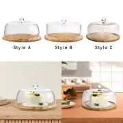 Cake Stand with Lid Serving Tray Multifunctional Serving Platter Dessert Serving