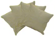 Pack of 4 Azuk Mustard Yellow & Grey 50cm x 50cm Cushion Covers