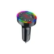 Handsfree Car Bluetooth 5.0 FM Transmitter MP3 Player Radio Adapter 2USB Charger