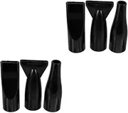 FOMIYES 2sets Hair Dryer Diffuser Blow Dryer Nozzle Attachment Abs Material 3pcs*2