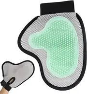 Pet Grooming Gloves - Cat Grooming Gloves | Thermoplastic Elastomer Kitten Washing Mitten Washable Puppy Scrubber | Ergonomic Pet Hair Remover Grooming Supplies For Bathing Massaging