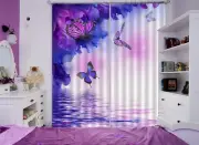 3D Butterfly 885 Blockout Photo Curtain Print Curtains Drapes Fabric Window AU