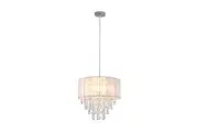 Dahlia Modern Elegant Pendant Lamp Chandelier Ceiling Light - White