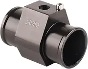 Tihebeyan 1.34 Inches M14x1.5 Hose Coolant Adapter Coolant Hose Fitting Pipe Connector Aluminum Temperature Sensor Adapter with M14x1.5 Thread for Water