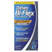 Osteo Bi-Flex, Joint Health, Triple Strength + Magnesium, 80 Coated Tablets