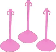 LRXIYODE 3pcs Doll Display Stand Bracket Handmade Models for Dolls Figures Transparent Design Stable Base for Showcasing Shelves Tables Cabinets