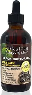 Jamaican Mango and Lime Xtra Dark Black Castor Oil 118 ml