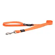 Rogz Classic Reflective Dog Safety Lead Orange - 4 Sizes