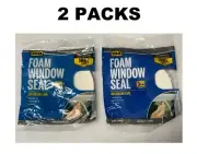 M-D White Foam Weather Seal Stripping Tape Doors and Windows 3/16 x 3/8 Small MD
